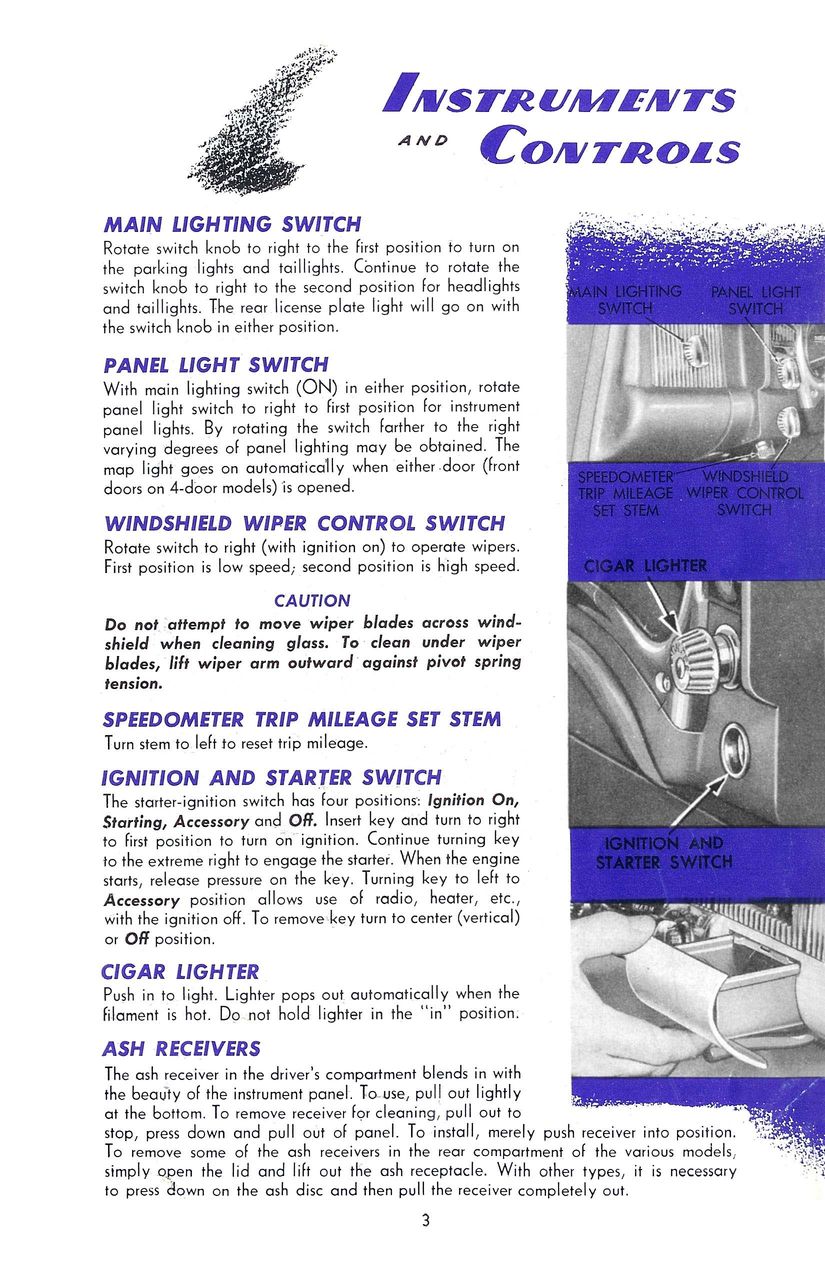 1952 Chrysler Owners Manual Page 35